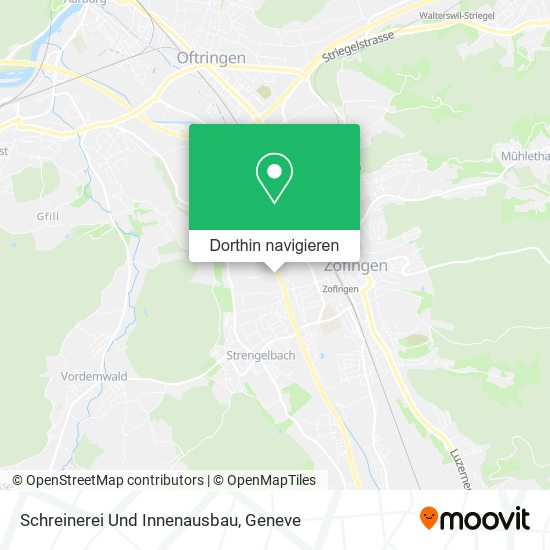 Schreinerei Und Innenausbau Karte