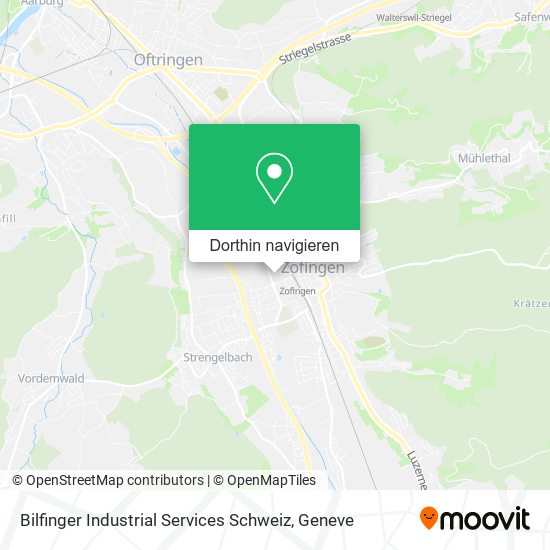Bilfinger Industrial Services Schweiz Karte