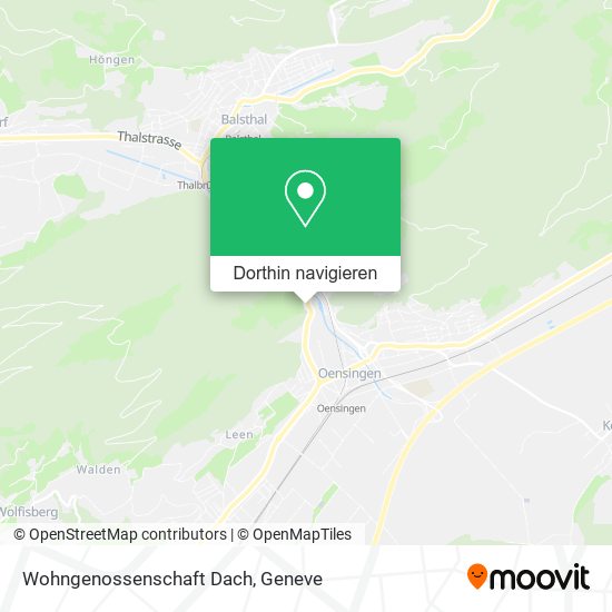 Wohngenossenschaft Dach Karte