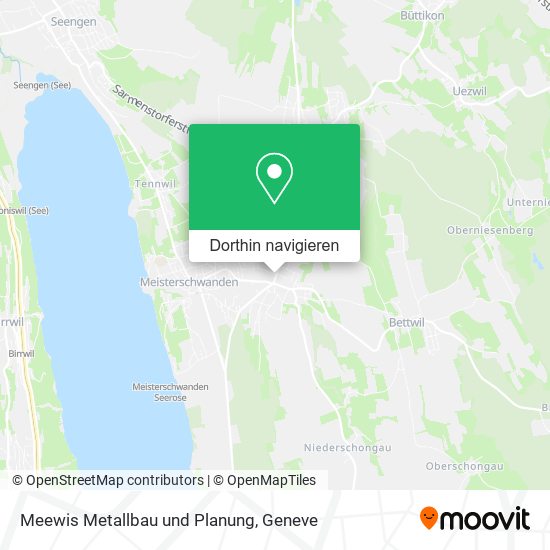 Meewis Metallbau und Planung Karte