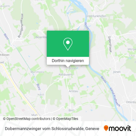 Dobermannzwinger vom Schlossrudwalde Karte