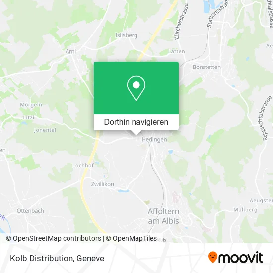 Kolb Distribution Karte
