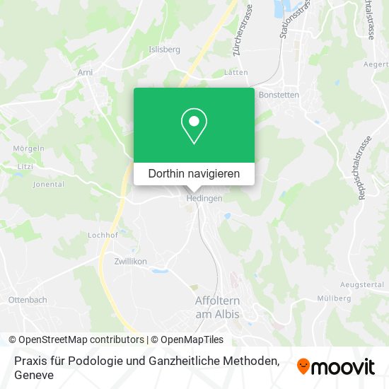 Praxis für Podologie und Ganzheitliche Methoden Karte
