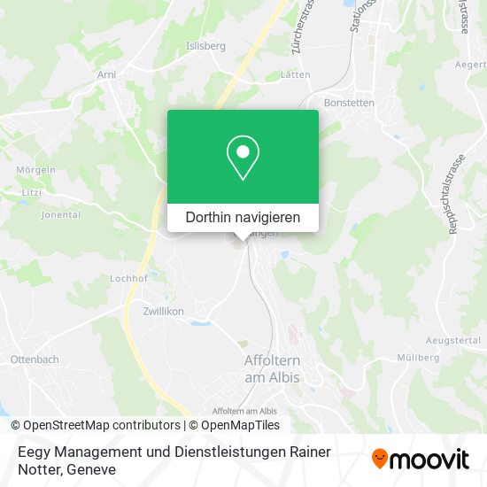 Eegy Management und Dienstleistungen Rainer Notter Karte