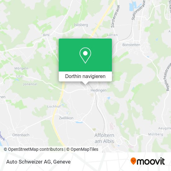 Auto Schweizer AG Karte