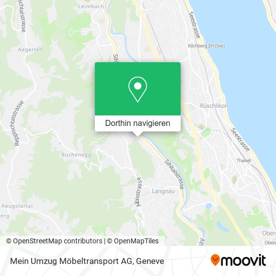 Mein Umzug Möbeltransport AG Karte