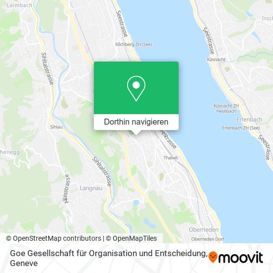 Goe Gesellschaft für Organisation und Entscheidung Karte