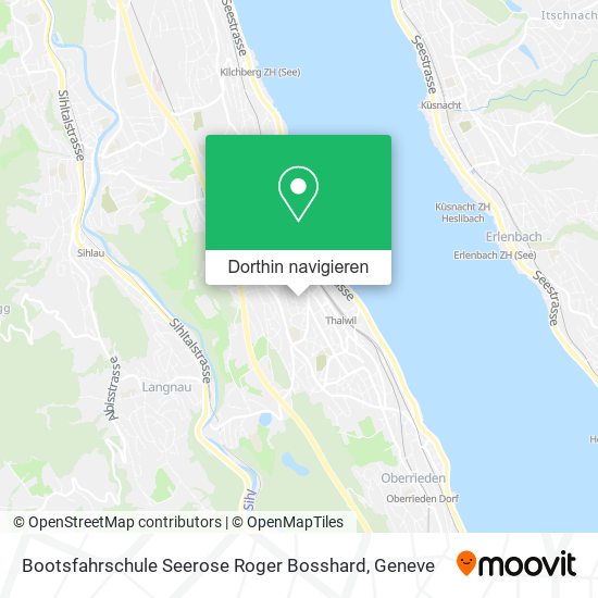 Bootsfahrschule Seerose Roger Bosshard Karte