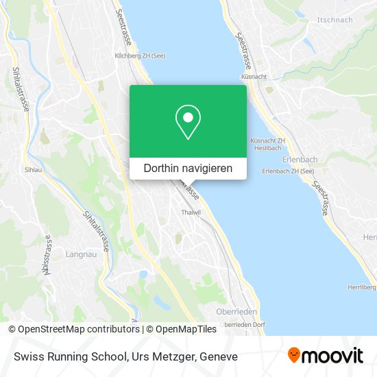 Swiss Running School, Urs Metzger Karte