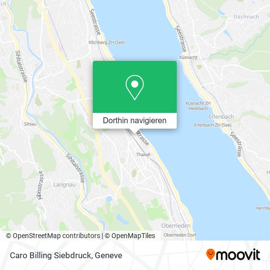 Caro Billing Siebdruck Karte