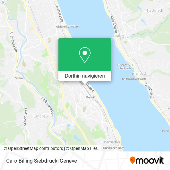 Caro Billing Siebdruck Karte
