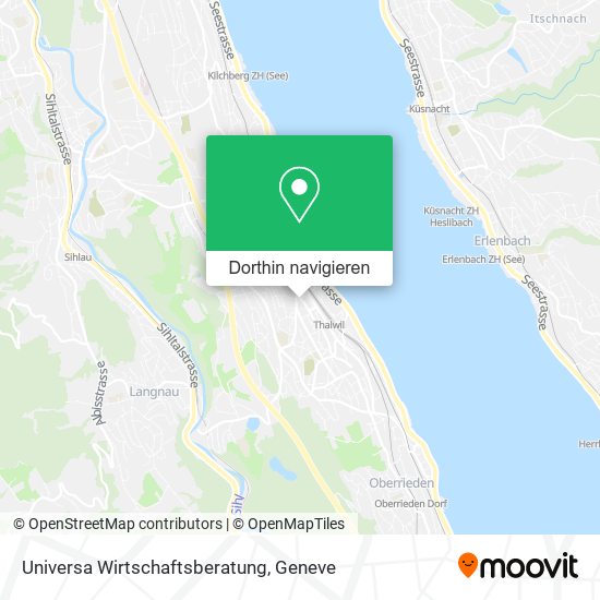 Universa Wirtschaftsberatung Karte