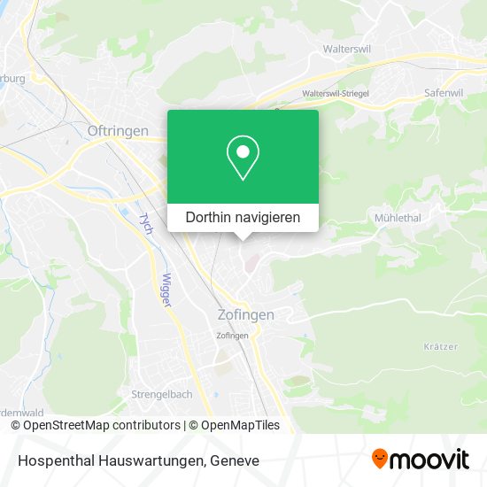 Hospenthal Hauswartungen Karte
