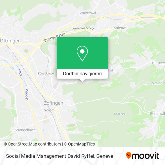 Social Media Management David Ryffel Karte