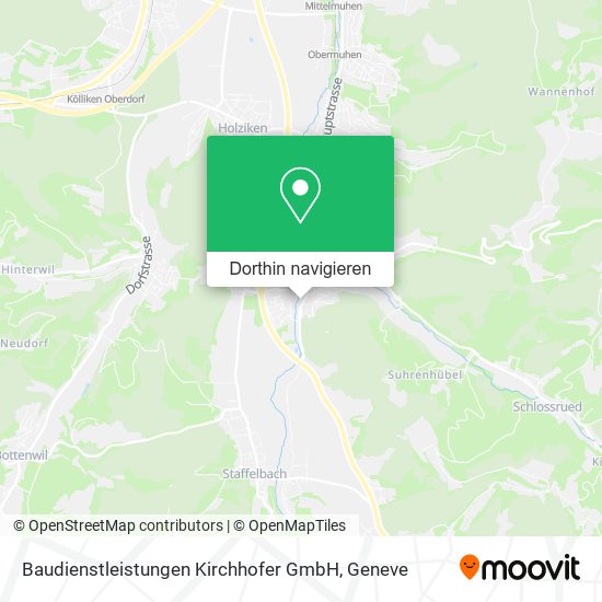 Baudienstleistungen Kirchhofer GmbH Karte