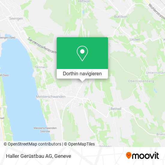 Haller Gerüstbau AG Karte