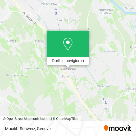 Maxilift Schweiz Karte