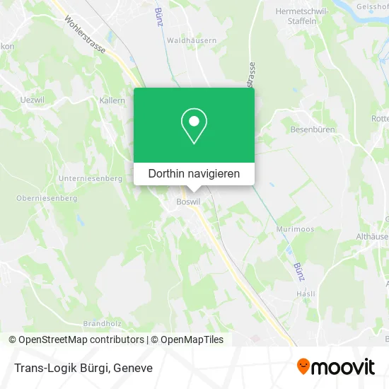 Trans-Logik Bürgi Karte