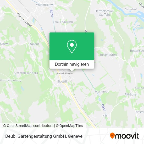 Deubi Gartengestaltung GmbH Karte