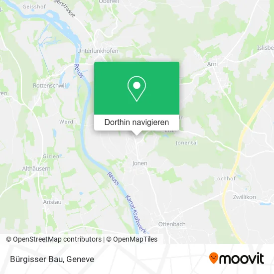 Bürgisser Bau Karte