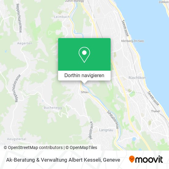 Ak-Beratung & Verwaltung Albert Kesseli Karte