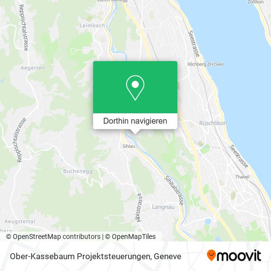Ober-Kassebaum Projektsteuerungen Karte