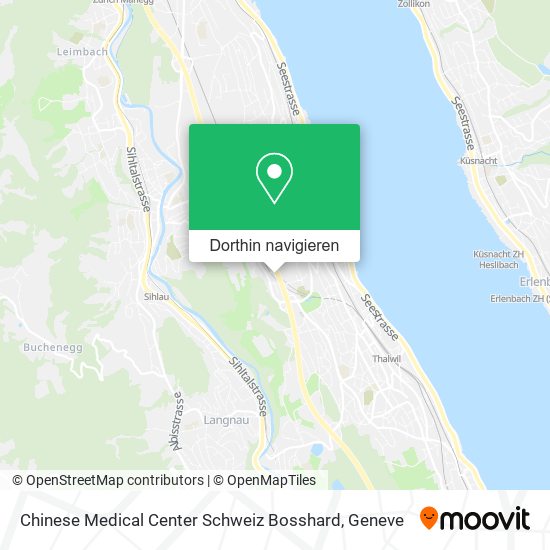 Chinese Medical Center Schweiz Bosshard Karte
