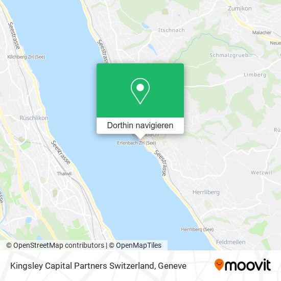 Kingsley Capital Partners Switzerland Karte