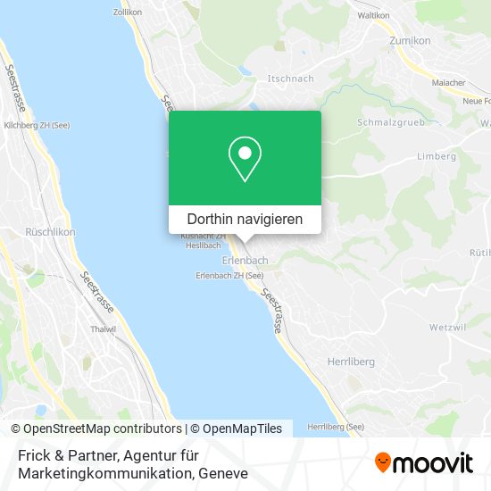 Frick & Partner, Agentur für Marketingkommunikation Karte