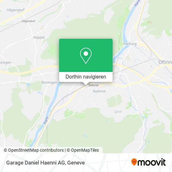 Garage Daniel Haenni AG Karte