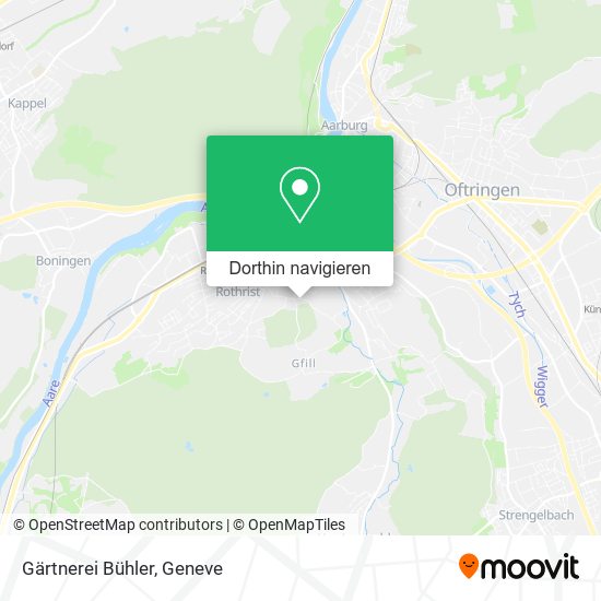 Gärtnerei Bühler Karte