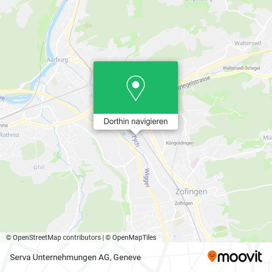 Serva Unternehmungen AG Karte