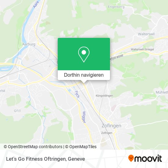 Let's Go Fitness Oftringen Karte
