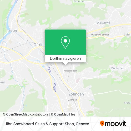 Jibn Snowboard Sales & Support Shop Karte
