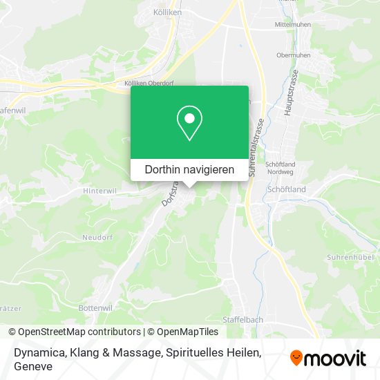 Dynamica, Klang & Massage, Spirituelles Heilen Karte