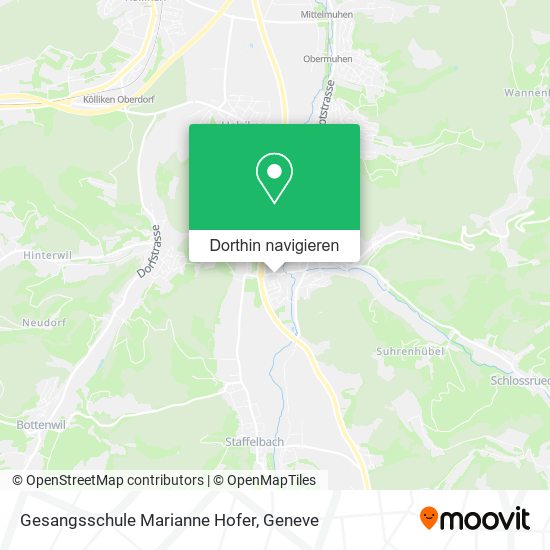 Gesangsschule Marianne Hofer Karte