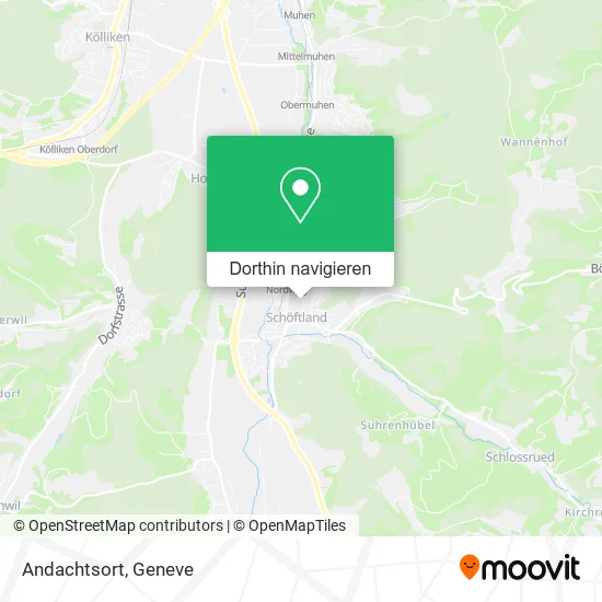 Andachtsort Karte