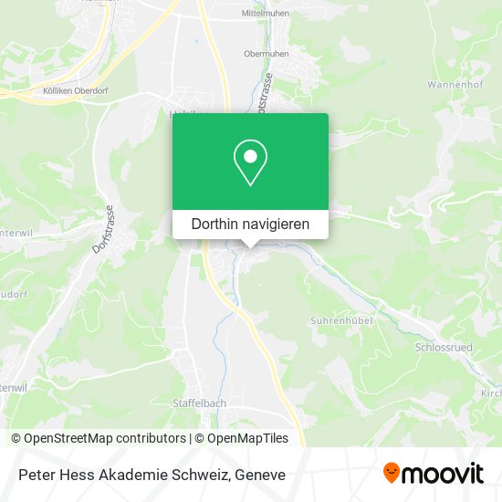 Peter Hess Akademie Schweiz Karte