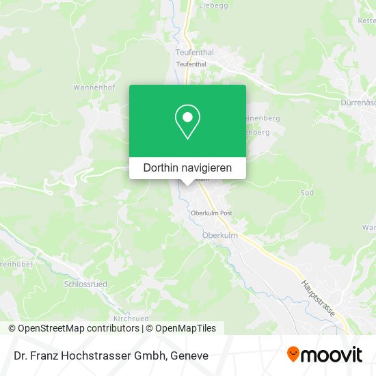 Dr. Franz Hochstrasser Gmbh Karte