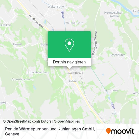 Penide Wärmepumpen und Kühlanlagen GmbH Karte
