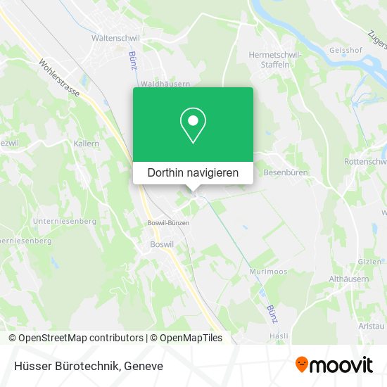 Hüsser Bürotechnik Karte