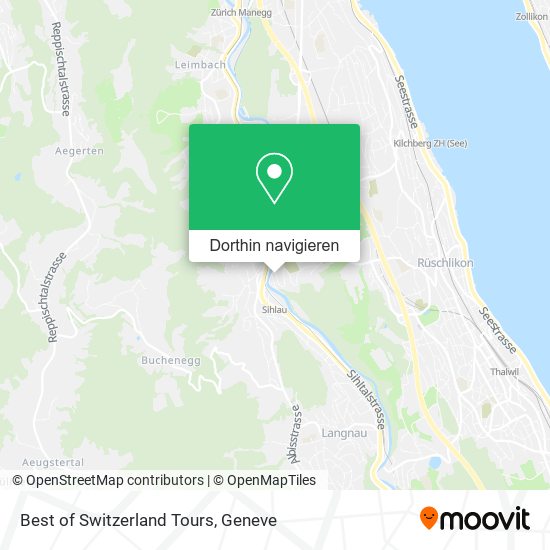 Best of Switzerland Tours Karte