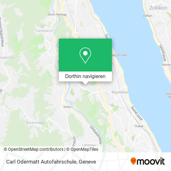 Carl Odermatt Autofahrschule Karte