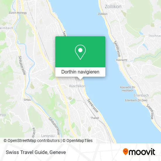 Swiss Travel Guide Karte