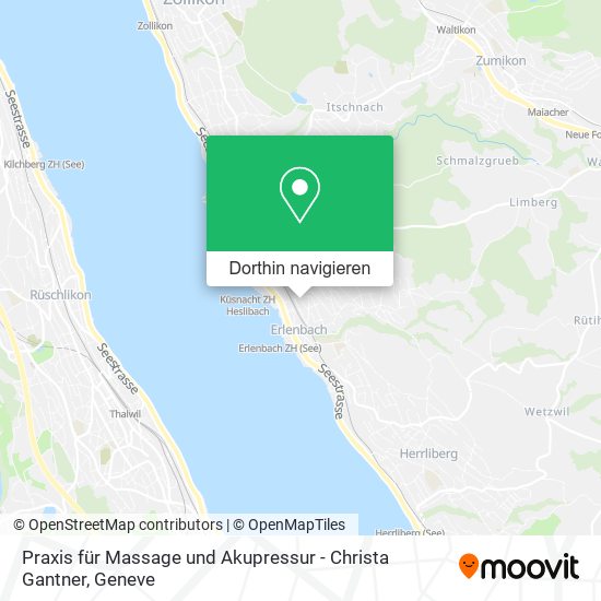 Praxis für Massage und Akupressur - Christa Gantner Karte