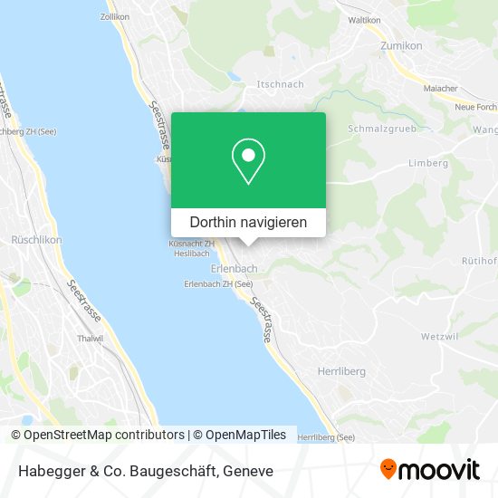 Habegger & Co. Baugeschäft Karte