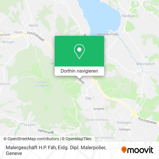 Malergeschäft H.P. Fäh, Eidg. Dipl. Malerpolier Karte