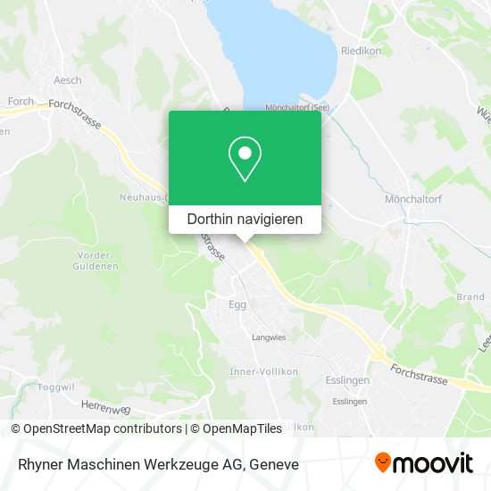 Rhyner Maschinen Werkzeuge AG Karte