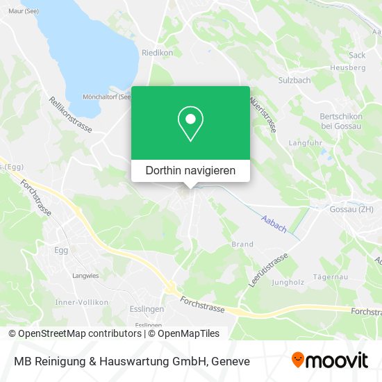 MB Reinigung & Hauswartung GmbH Karte