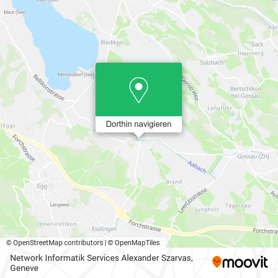 Network Informatik Services Alexander Szarvas Karte